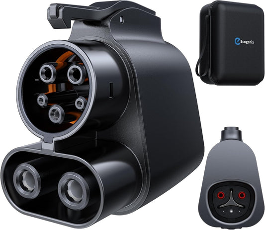 Tesla Supercharger to CCS1 Charger Adapter, Max 500A 1000V NACS to CCS EV Fast Charge Adapter Compatible with Tesla Supercharger - for Ford, Rivian, GM, Volvo, Nissan, MB, EVs Only(Black)